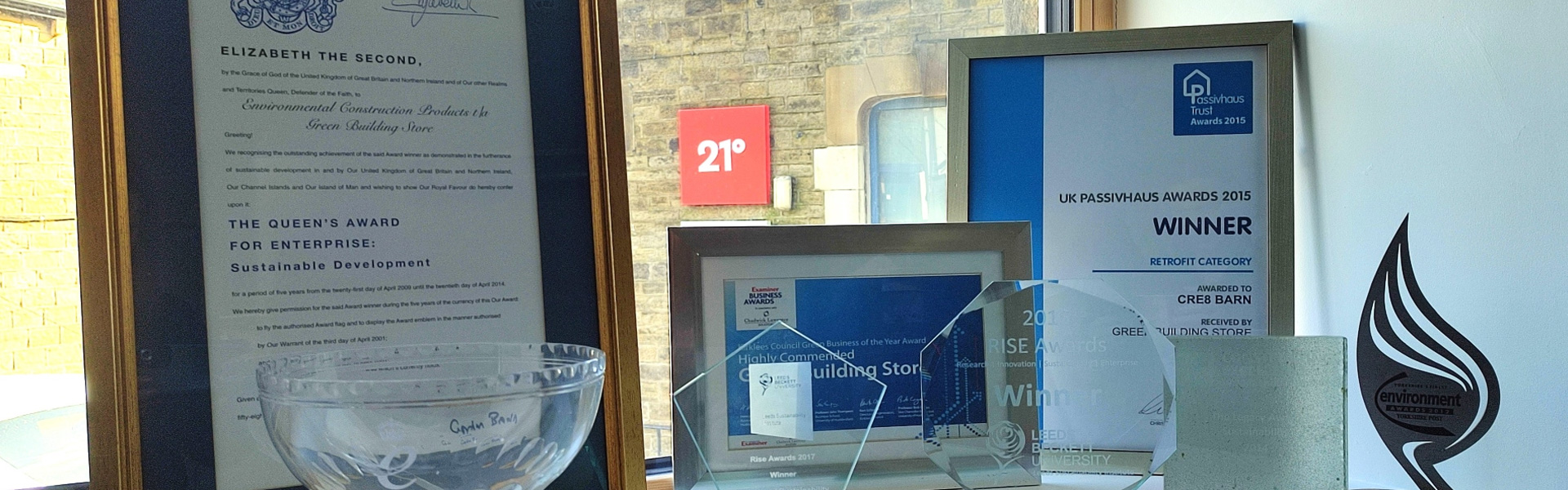 21 Degrees' awards and accolades